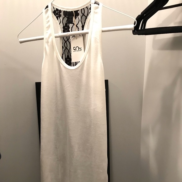 Lace Back Tank - Picture 2 of 3